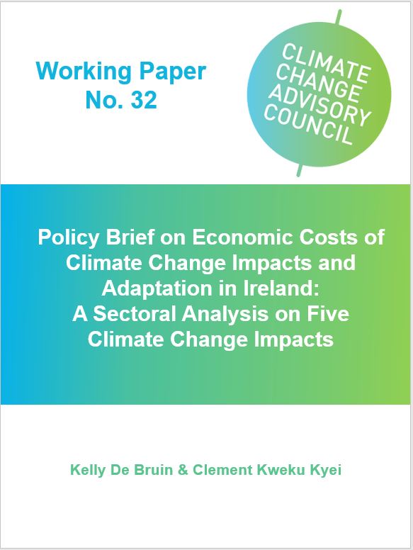 WP 32: Policy Brief on Economic Costs of Climate Change Impacts and Adaptation in Ireland: A Sectoral Analysis on Five Climate Change Impacts